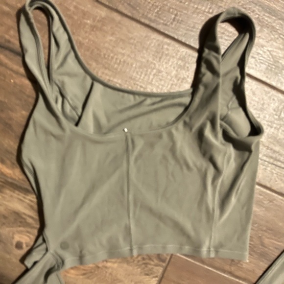 Lululemon Olive Wrap Tank - Picture 3 of 5